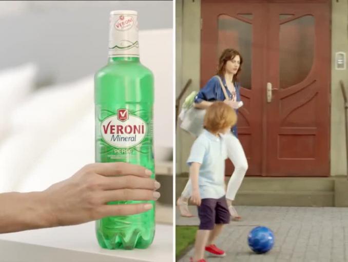 Podwójny dzień w reklamie Veroni Mineral Pure i Perle