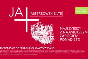 Plus siatkarko reklamuje „Ja+ mistrzowskie LTE”
