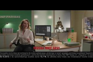 BGŻ BNP Paribas musicalowo reklamuje świąteczny kredyt gotówkowy