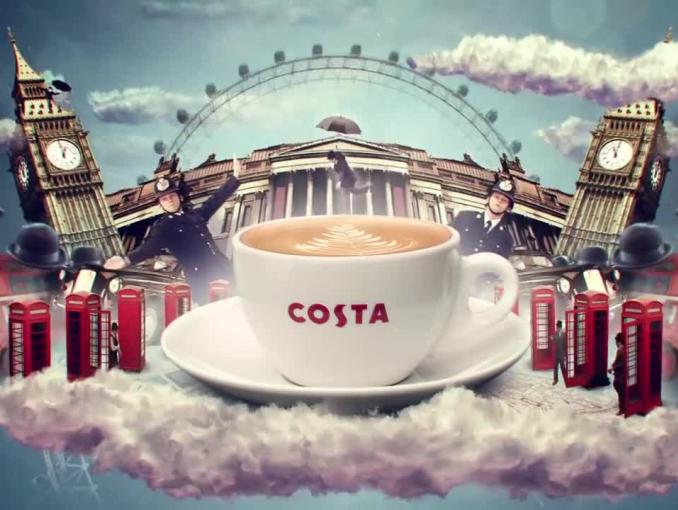 „Kawiarnia z serca Londynu” - reklama Costa Coffee