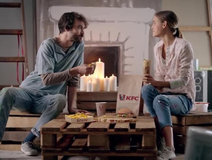 KFC reklamuje rozgrzewające sery