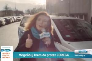 Katarzyna Dowbor promuje krem do protez Corega