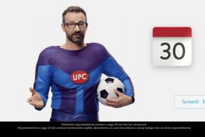 MegaTata w piłkarskich reklamach promocji Optimum TV w UPC