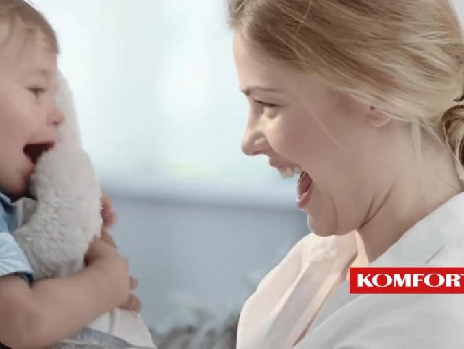 Dorota Szelągowska w reklamie wykładziny podłogowej Komfort