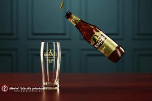 Brytyjski charakter w reklamie piwa Książęce Golden Ale