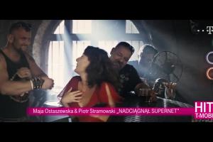 Maja Ostaszewska i Piotr Stramowski reklamują Supernet w T-Mobile Polska