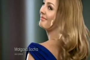 Małgorzata Socha w reklamie Rexony