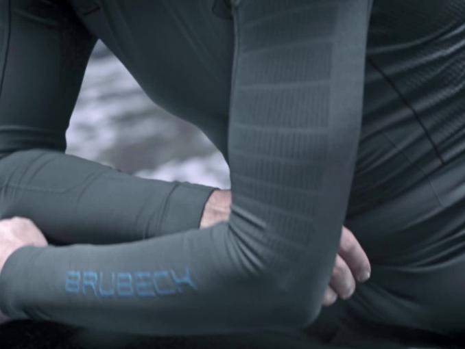 Tomasz Sikora reklamuje odzież termoaktywną Brubeck